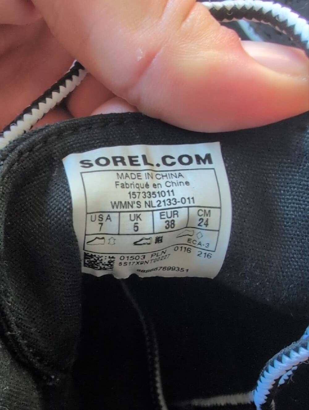 Sorel Womens Black and Brown Waterproof Boots - Picture 2 of 3